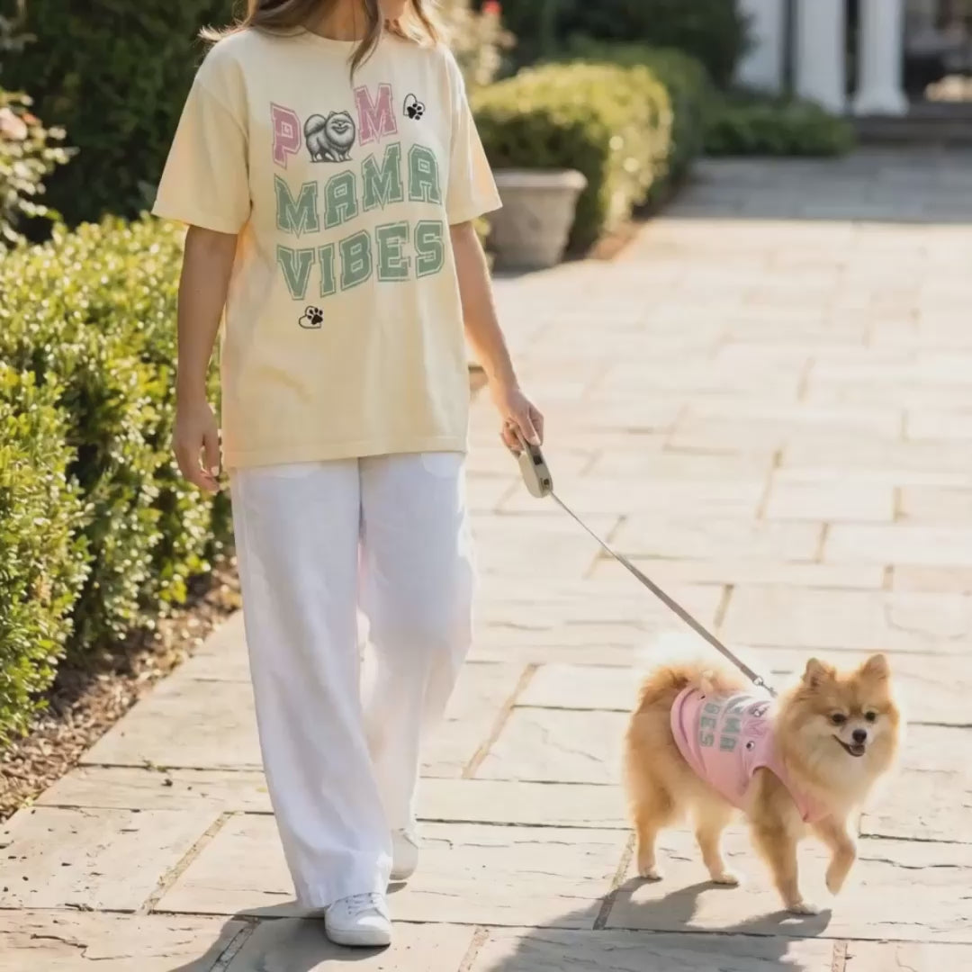 Fore the Poms Dog Shirt | Pom Mama Vibes Rescue Fundraiser Pet Apparel